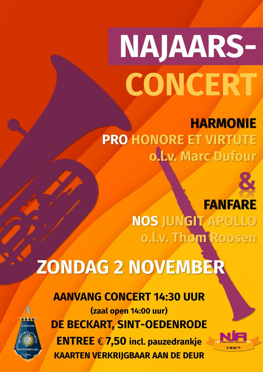 Uitwisselingsconcert met fanfare Nos Jungit Apollo
