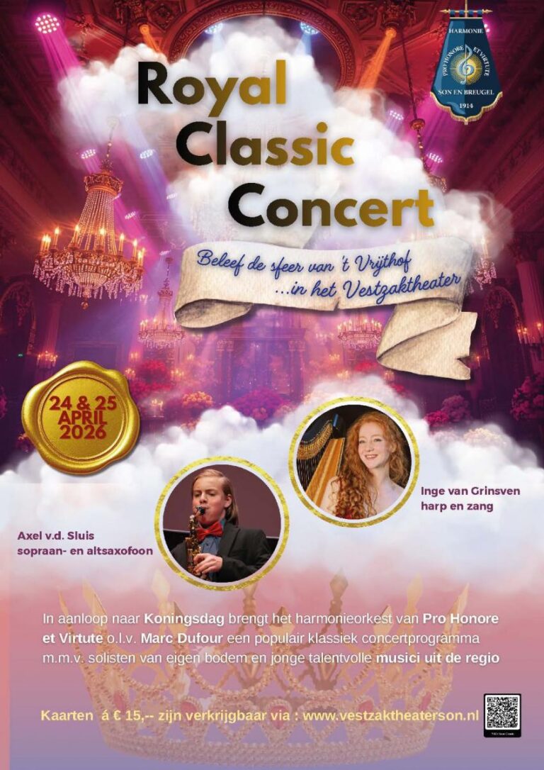 Royal Classic Concert op 24 en 25 april 2026