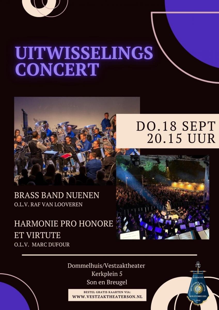 Uitwisseling Harmonieorkest met Brassband Nuenen